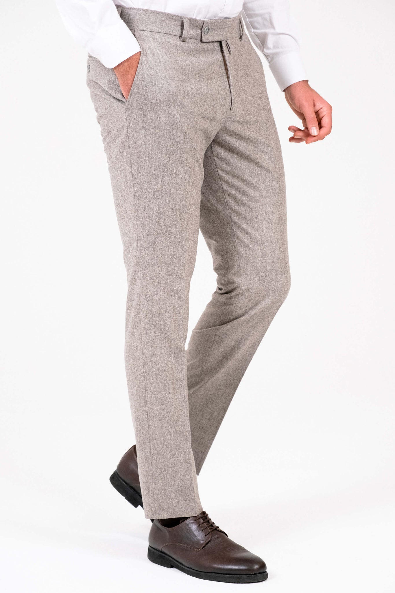 Business trousers - light grey