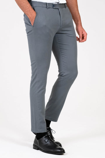 Chino trousers - light grey 