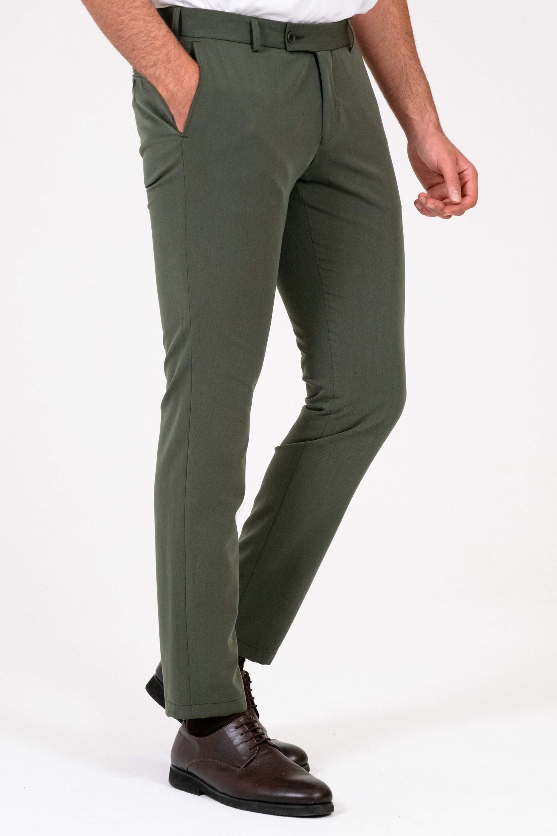 Chinohose – Grün